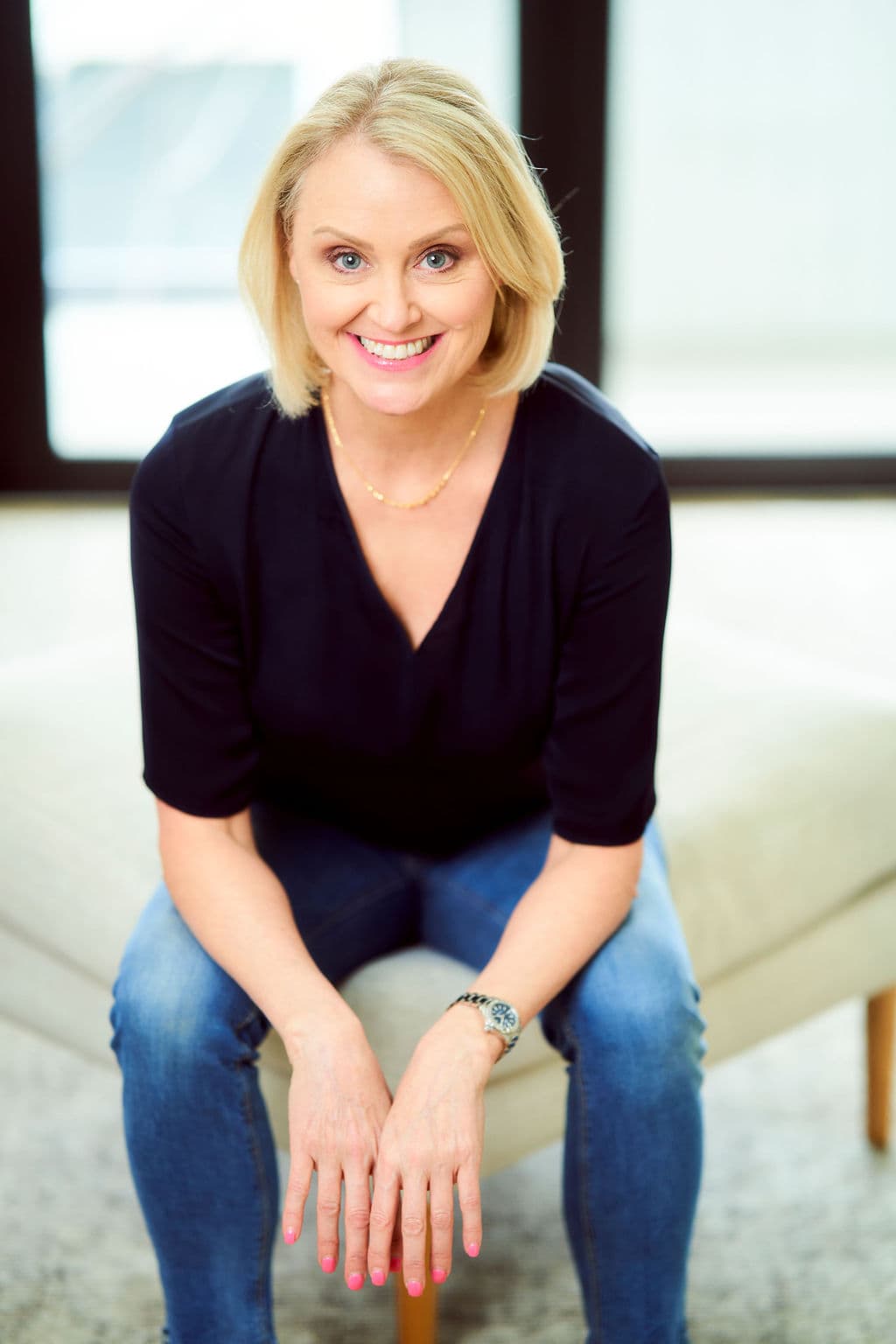 Simone Baldwin teaching meditation